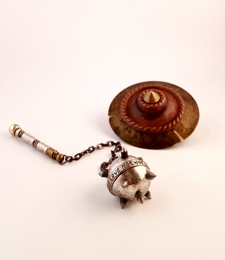 Steampunk Sculptures That I Create From Trash (New Pics) Steampunk Sculptures That I Create From Trash (New Pics)