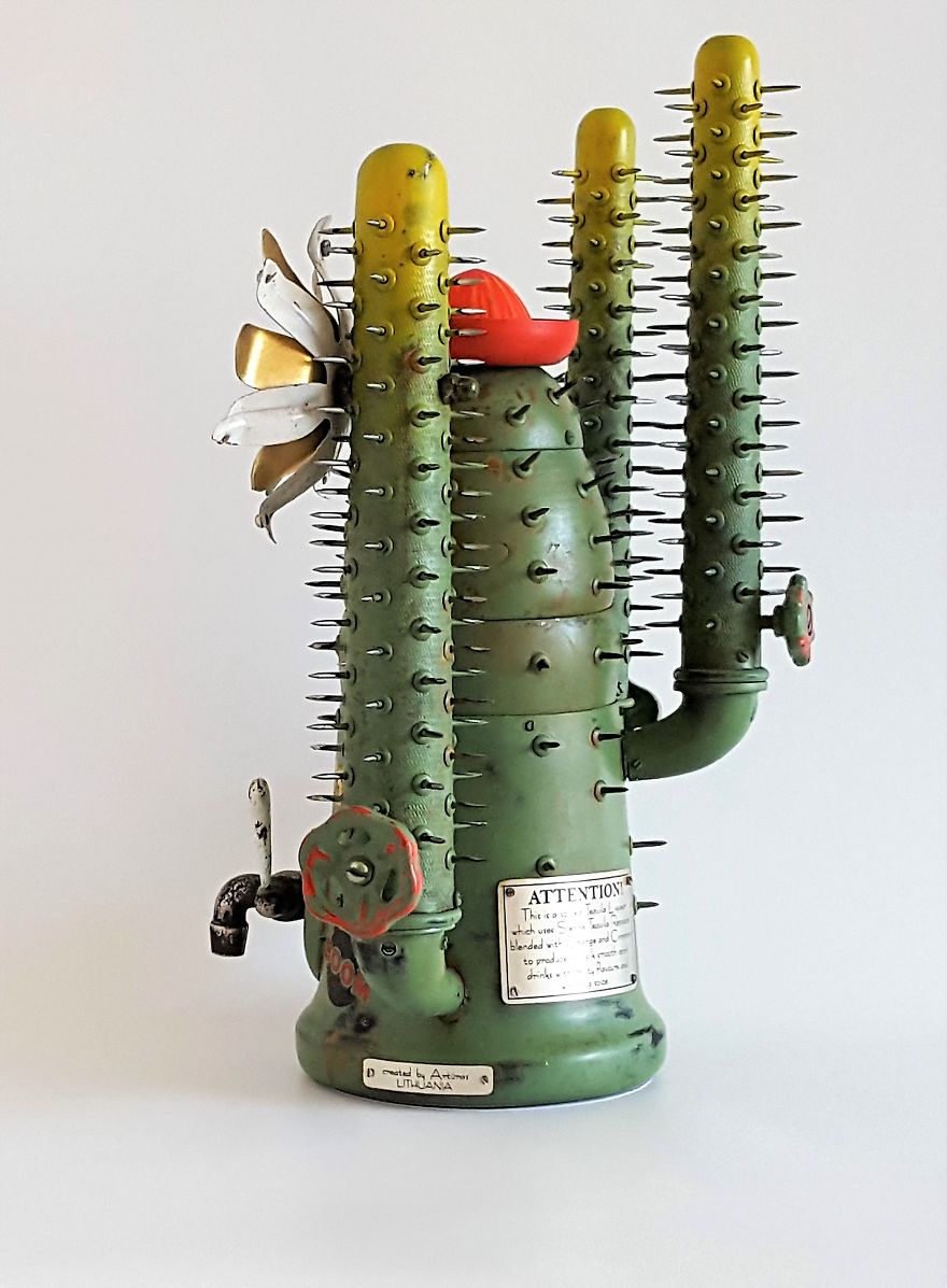 Steampunk Sculptures That I Create From Trash (New Pics) Steampunk Sculptures That I Create From Trash (New Pics)