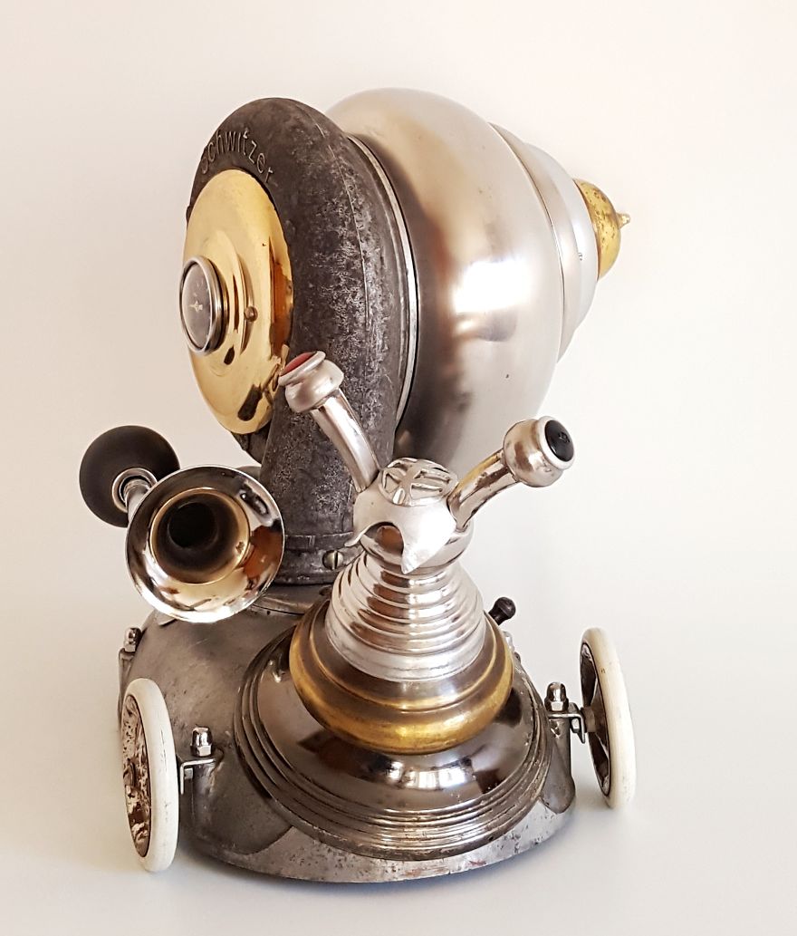 Steampunk Sculptures That I Create From Trash (New Pics) Steampunk Sculptures That I Create From Trash (New Pics)