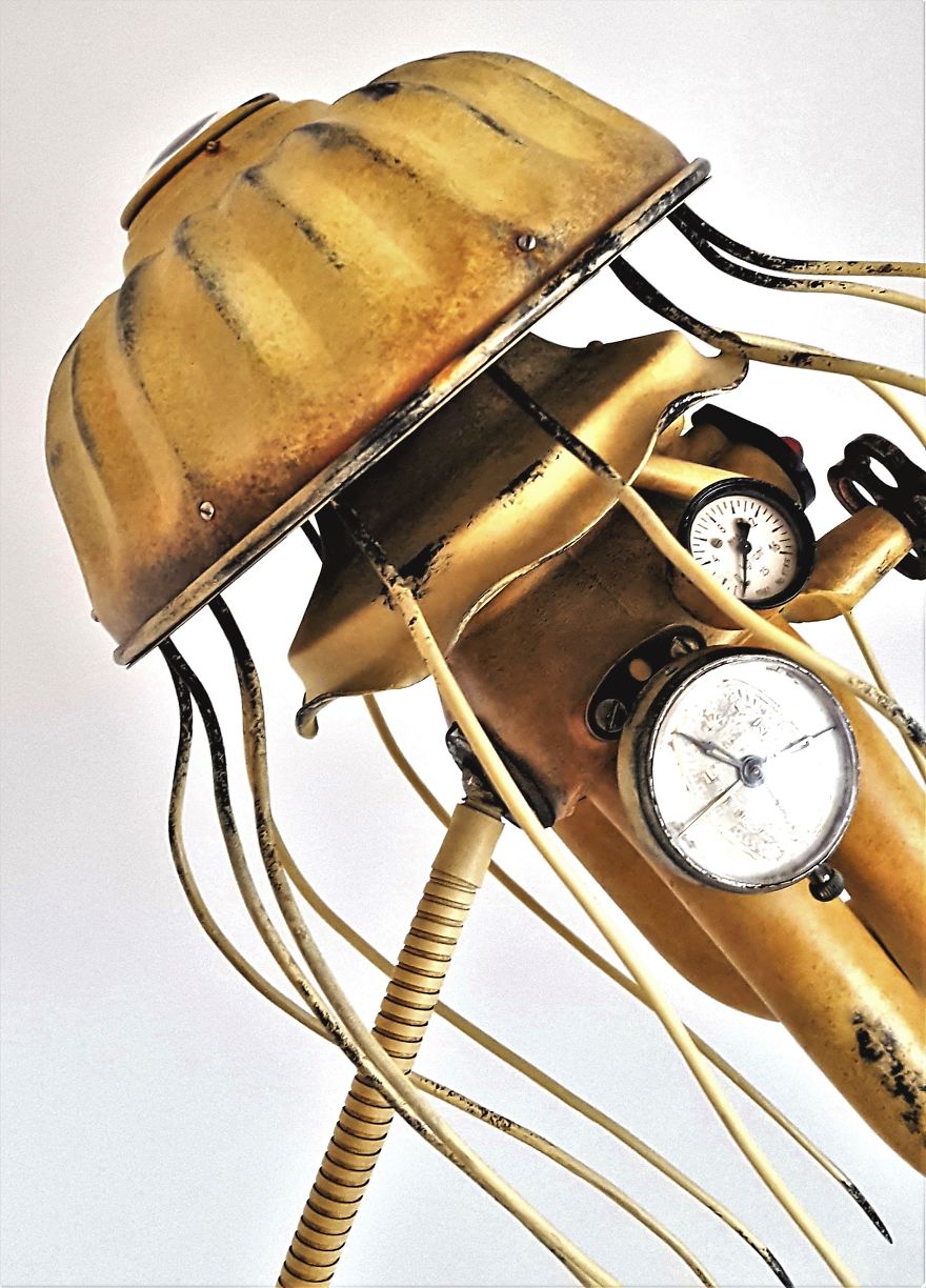 Steampunk Sculptures That I Create From Trash (New Pics) Steampunk Sculptures That I Create From Trash (New Pics)