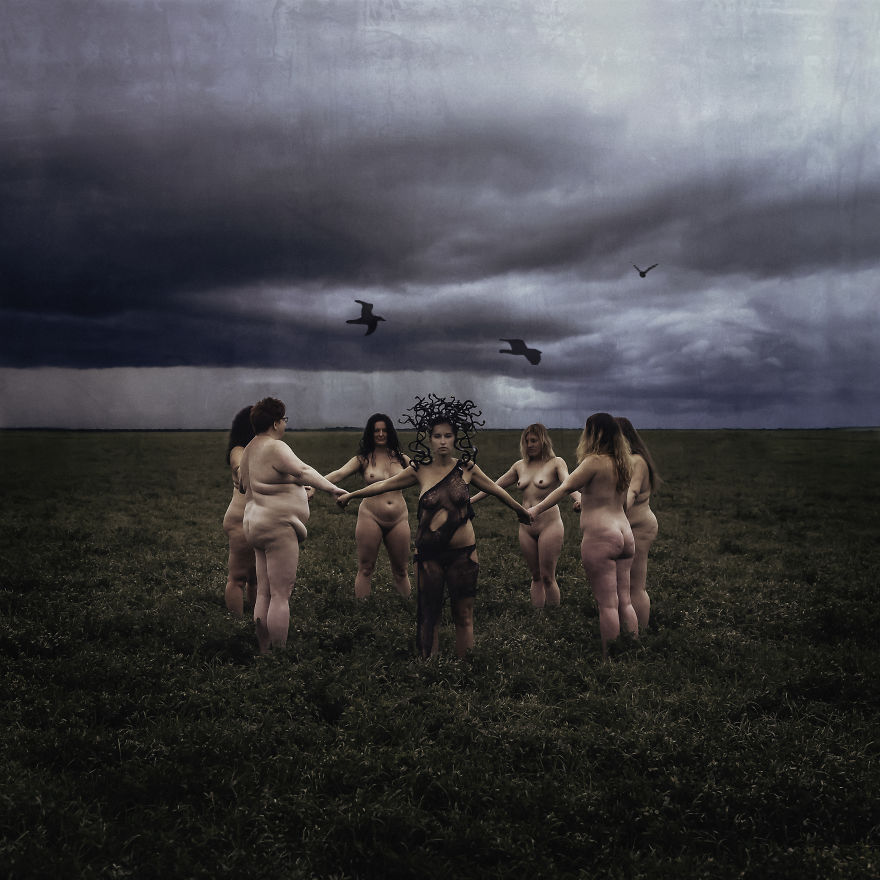 Medusa - A 3 Piece Conceptual Project Combining The Tale Of Medusa Along With The Brave Stories Of Women And Their Sexual Abuse Experiences.