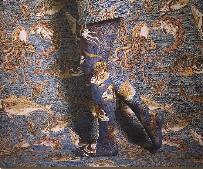 Meet Cecilia Paredes, The Artist Who As A Chameleon Mixes With Her Works