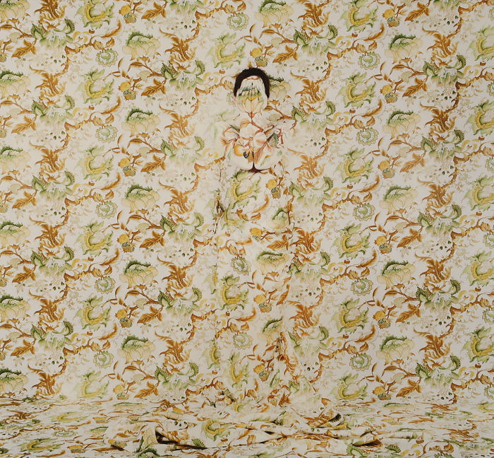 Meet Cecilia Paredes, The Artist Who As A Chameleon Mixes With Her Works