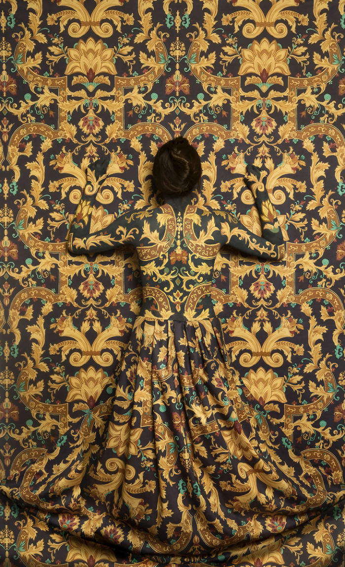 Meet Cecilia Paredes, The Artist Who As A Chameleon Mixes With Her Works