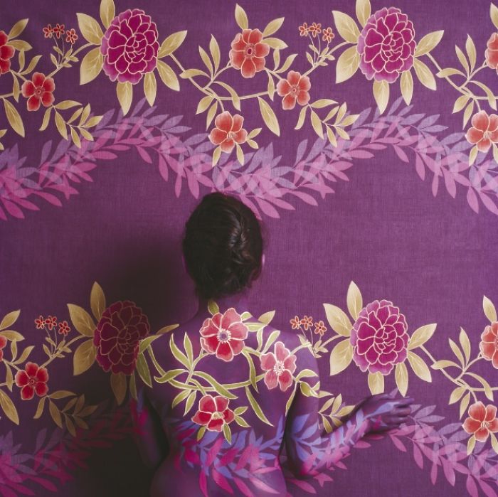 Meet Cecilia Paredes, The Artist Who As A Chameleon Mixes With Her Works