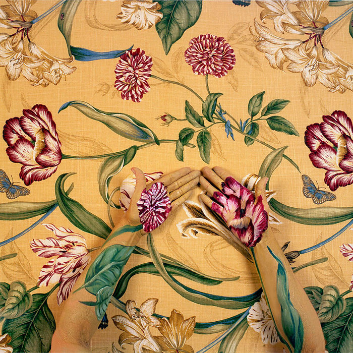 Meet Cecilia Paredes, The Artist Who As A Chameleon Mixes With Her Works