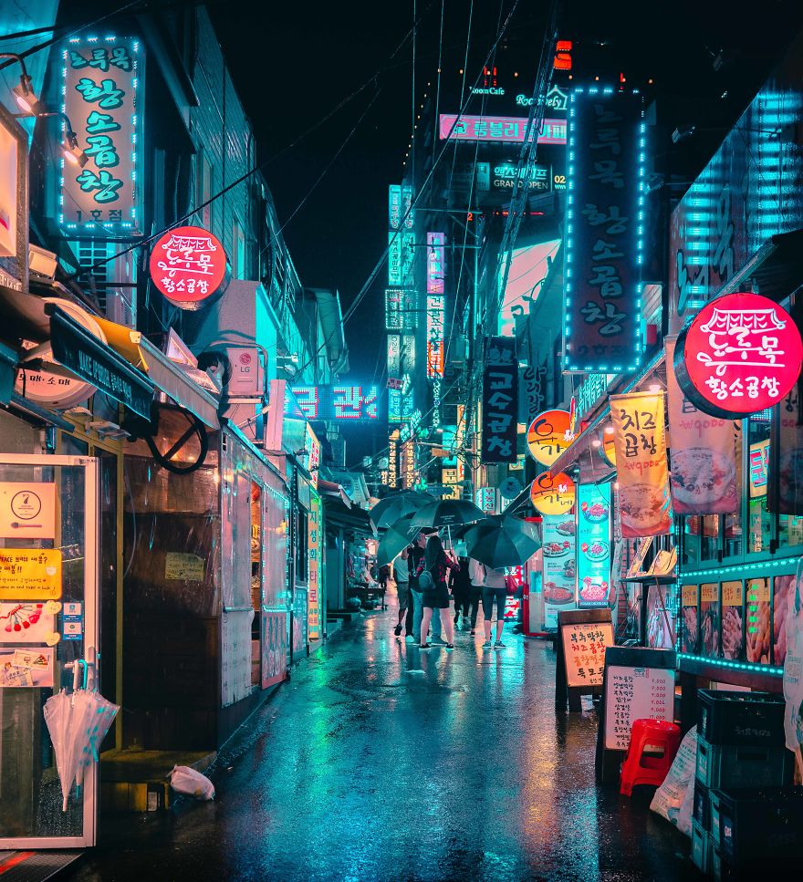 My Favorite Neon Photos Of Seoul