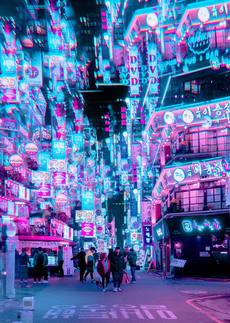 My Favorite Neon Photos Of Seoul