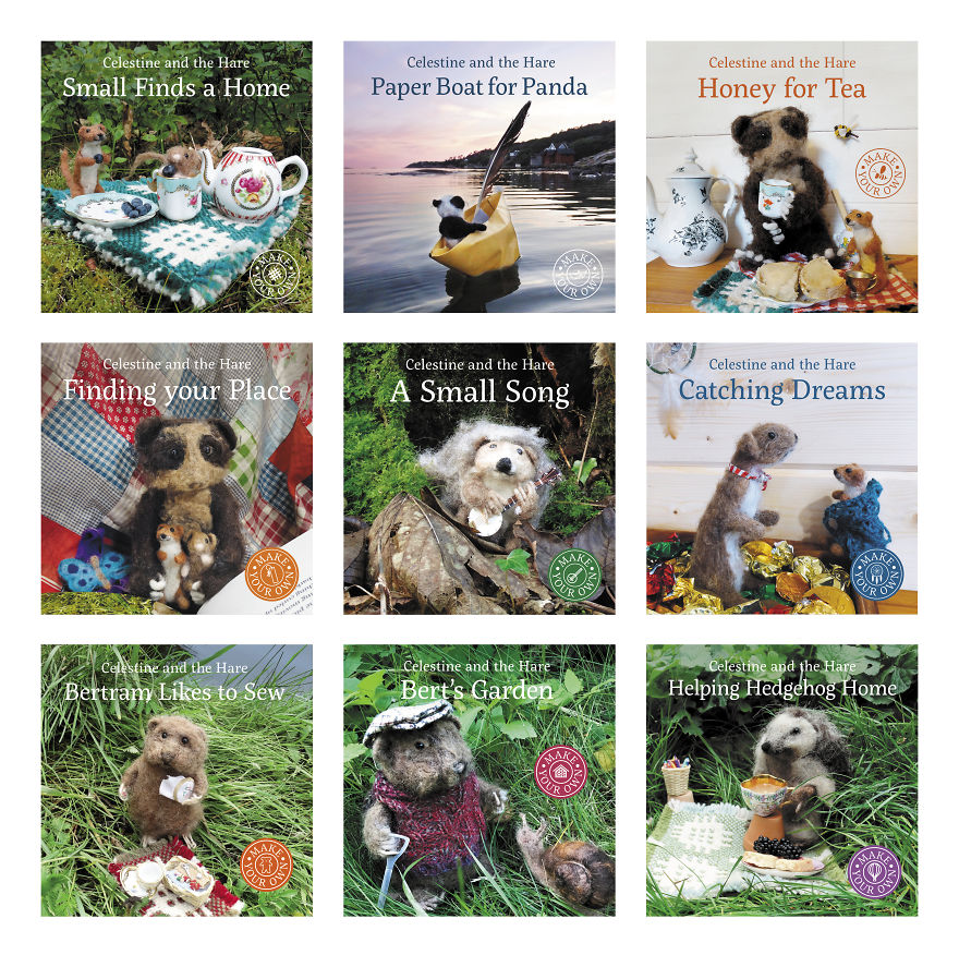 Needle Felt Artist Creates Stop Motion Animations In Her Shed.