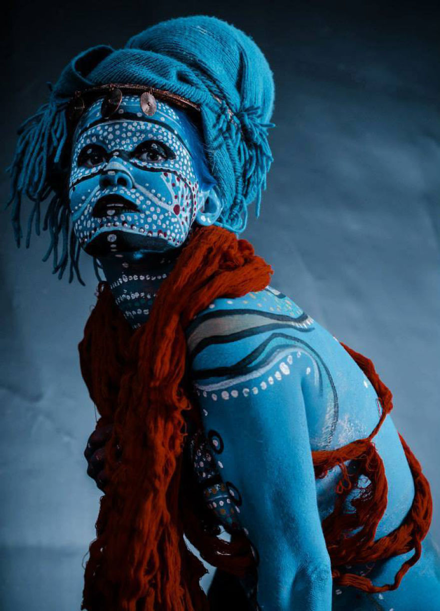 Other Species - Tribal Bodyart Series After Which Artist Dedicated Her Life To Bodypainting