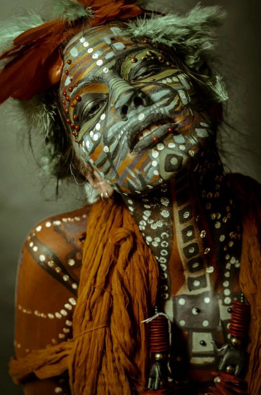 Other Species - Tribal Bodyart Series After Which Artist Dedicated Her Life To Bodypainting