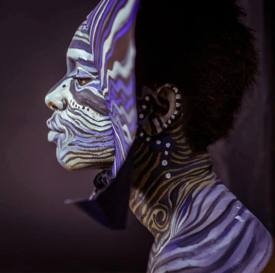 Other Species - Tribal Bodyart Series After Which Artist Dedicated Her Life To Bodypainting