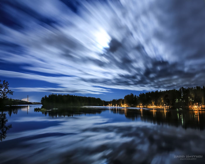 Pictures Of Northern Nature At Night In Winter