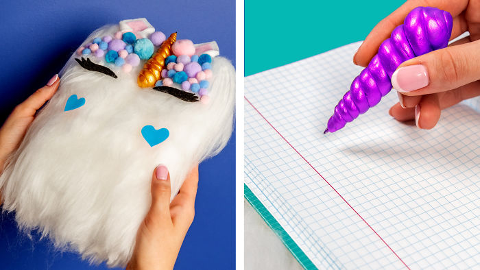 10 Fun Diy Ideas For School! School Supplies, School Hacks And More!