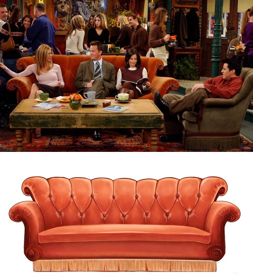This Poster Compiles The Sofas From Your Favorite Tv Shows