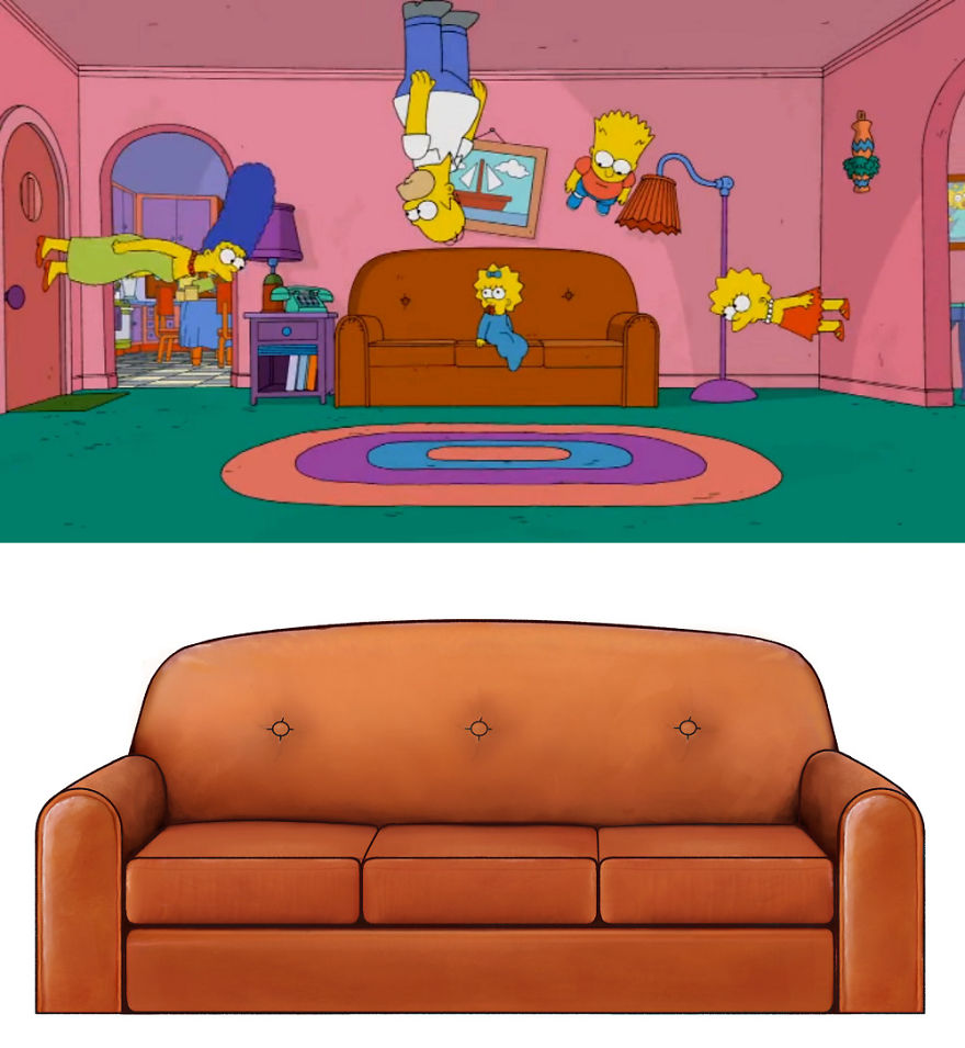 This Poster Compiles The Sofas From Your Favorite Tv Shows This Poster Compiles The Sofas From Your Favorite Tv Shows