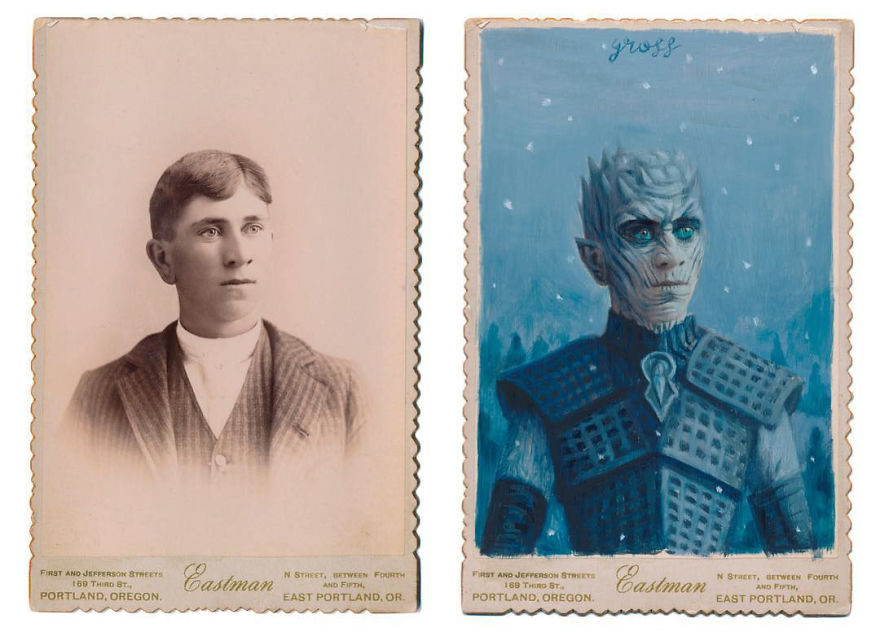 This Artist Turns Vintage Portraits Into Heroes Of Pop Culture