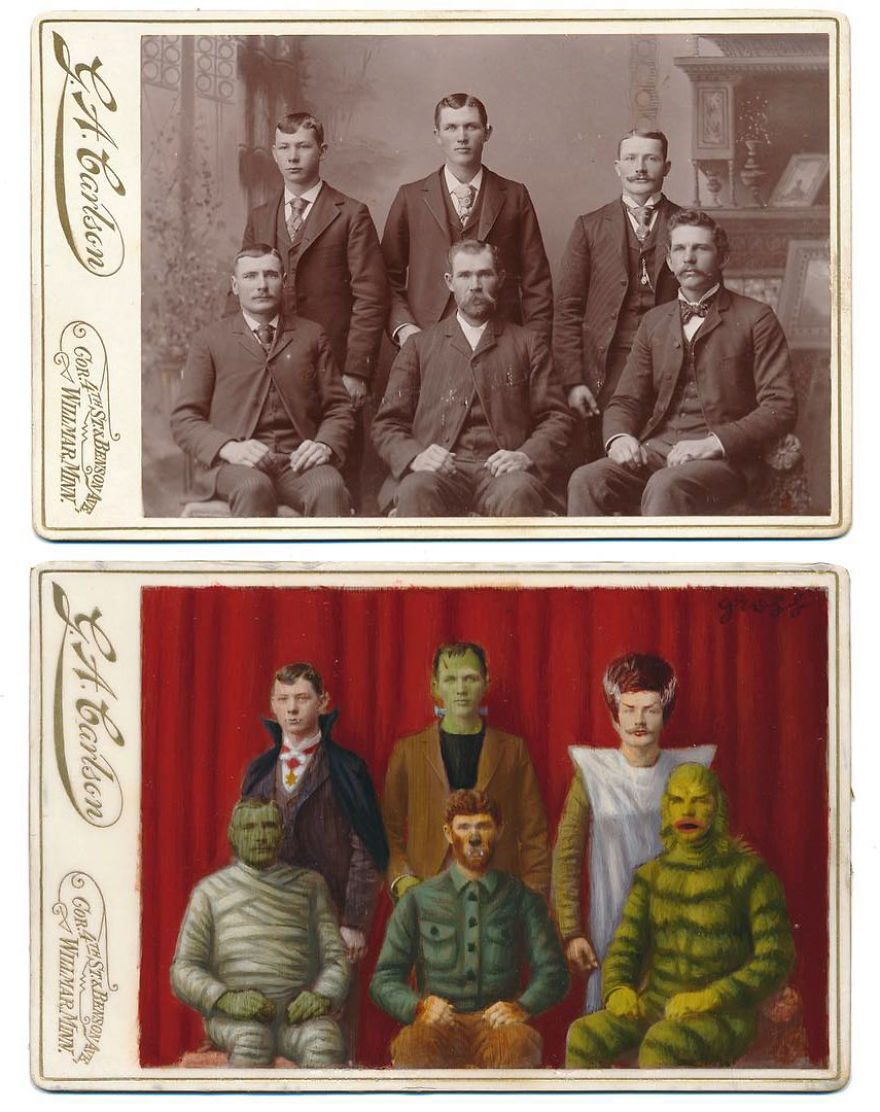 This Artist Turns Vintage Portraits Into Heroes Of Pop Culture