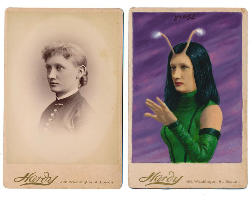 This Artist Turns Vintage Portraits Into Heroes Of Pop Culture