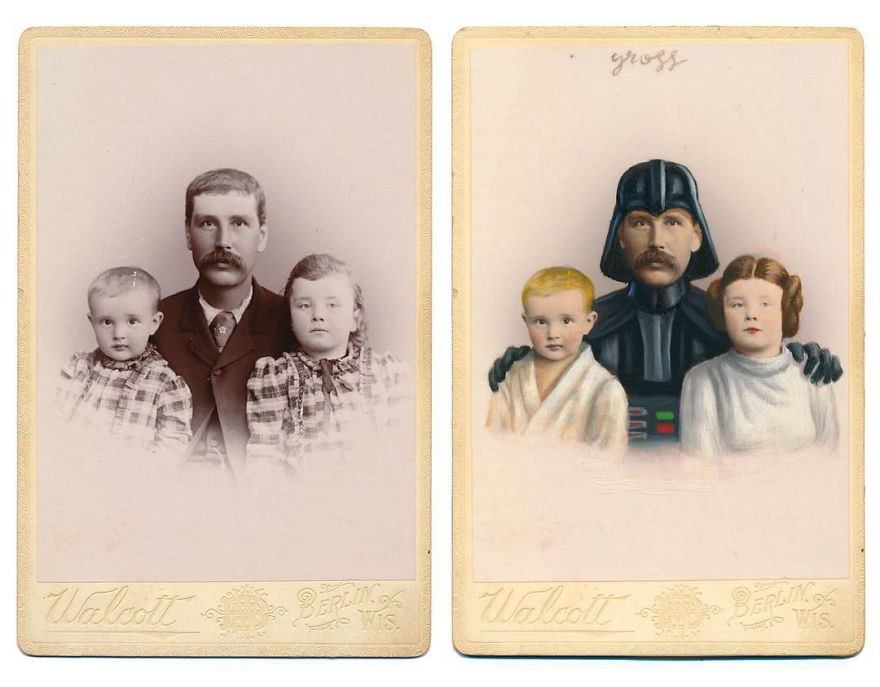 This Artist Turns Vintage Portraits Into Heroes Of Pop Culture