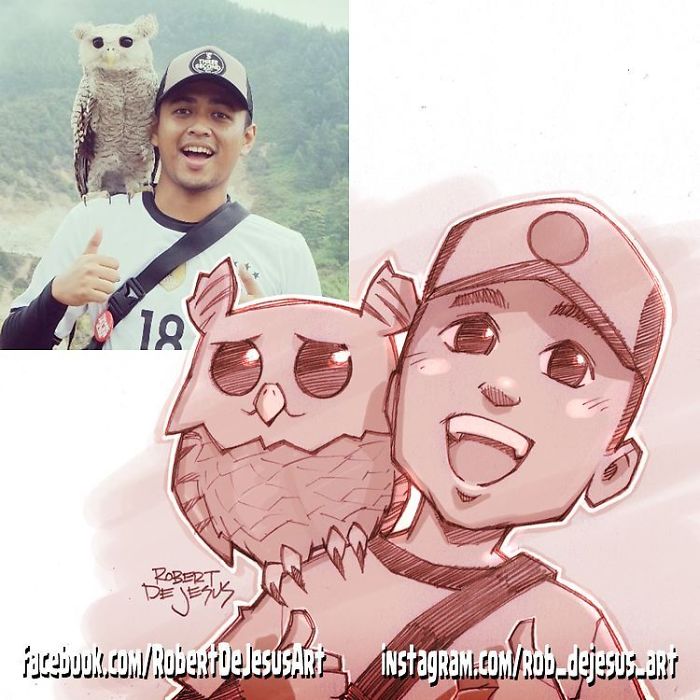 This Illustrator Turns Ordinary People Into Cartoons (New Pics)