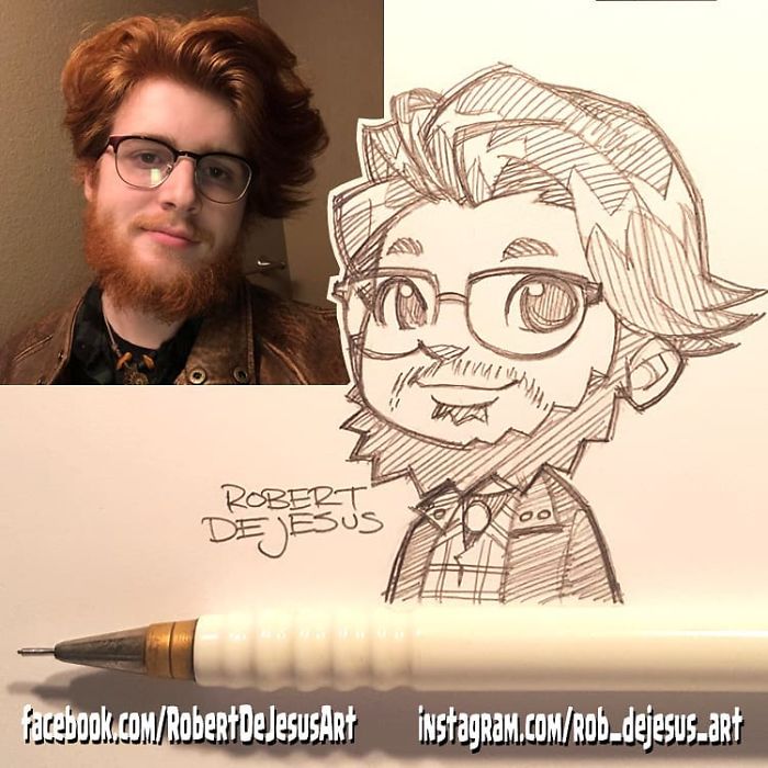 This Illustrator Turns Ordinary People Into Cartoons (New Pics)