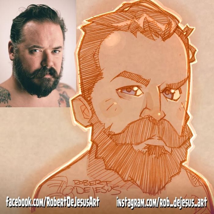 This Illustrator Turns Ordinary People Into Cartoons (New Pics)