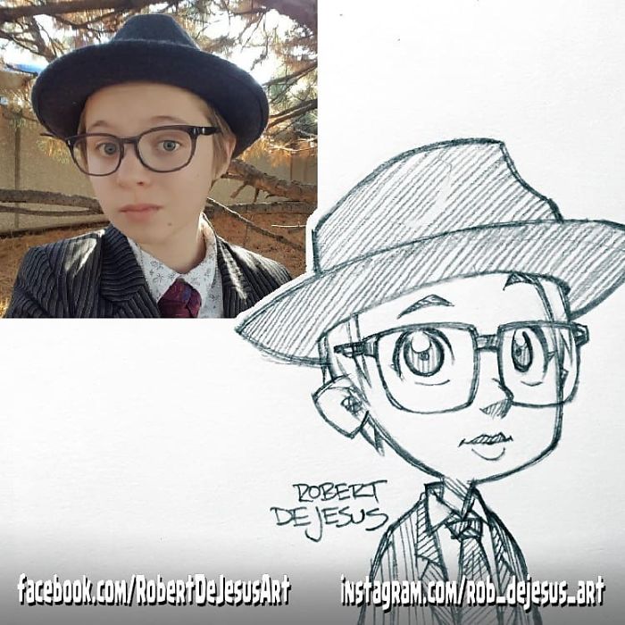 This Illustrator Turns Ordinary People Into Cartoons (New Pics)