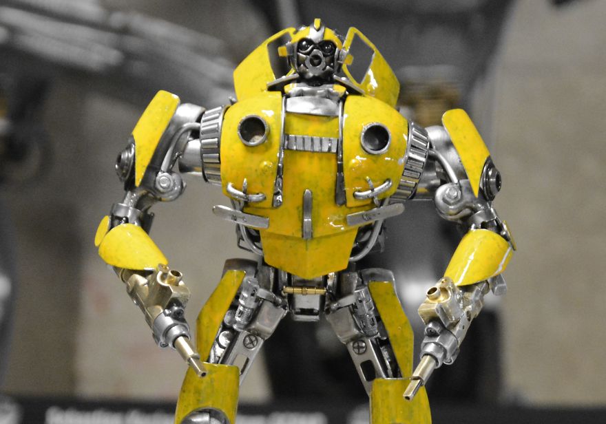 Traveling Around Europe, I Came Across This Amazing Place Created By One Man Who Created It All From Scrap Metal .