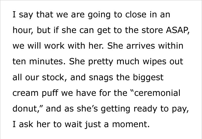 Ex-Wife Breaks Into Venue Trying To Ruin Ex-Husband's Wedding, Donut Shop Manager Saves The Day Ex-Wife Breaks Into Venue Trying To Ruin Ex-Husband's Wedding, Donut Shop Manager Saves The Day