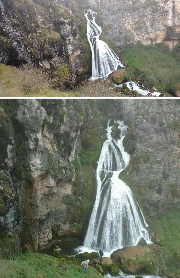 Lady In White Waterfall
