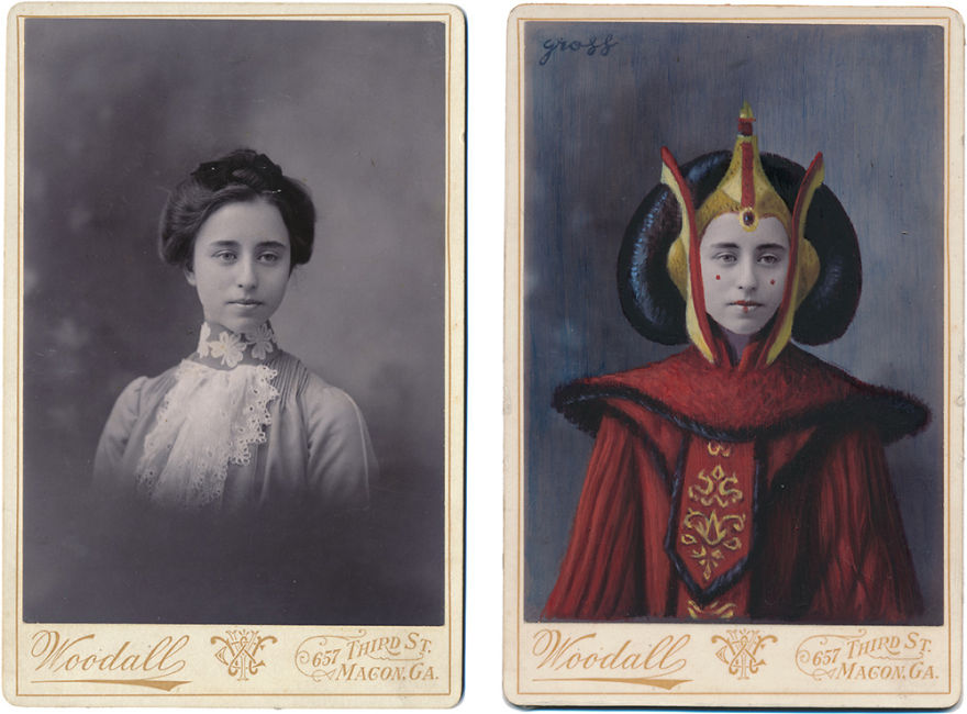 This Artist Turns Vintage Portraits Into Heroes Of Pop Culture