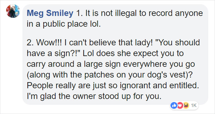 'Entitled' Mom Asks If Her Child Can Pet Service Dogs, Can't Take "No" For An Answer 'Entitled' Mom Asks If Her Child Can Pet Service Dogs, Can't Take "No" For An Answer