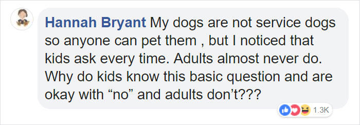 'Entitled' Mom Asks If Her Child Can Pet Service Dogs, Can't Take "No" For An Answer 'Entitled' Mom Asks If Her Child Can Pet Service Dogs, Can't Take "No" For An Answer