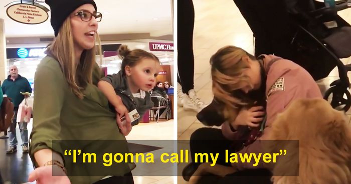‘Entitled’ Mom Asks If Her Child Can Pet Service Dogs, Can’t Take “No” For An Answer
