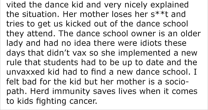 This Mother Became Furious Because Her Unvaccinated Daughter Wasn't Invited To A Party, And Her Revenge Attempt Failed This Mother Became Furious Because Her Unvaccinated Daughter Wasn't Invited To A Party, And Her Revenge Attempt Failed