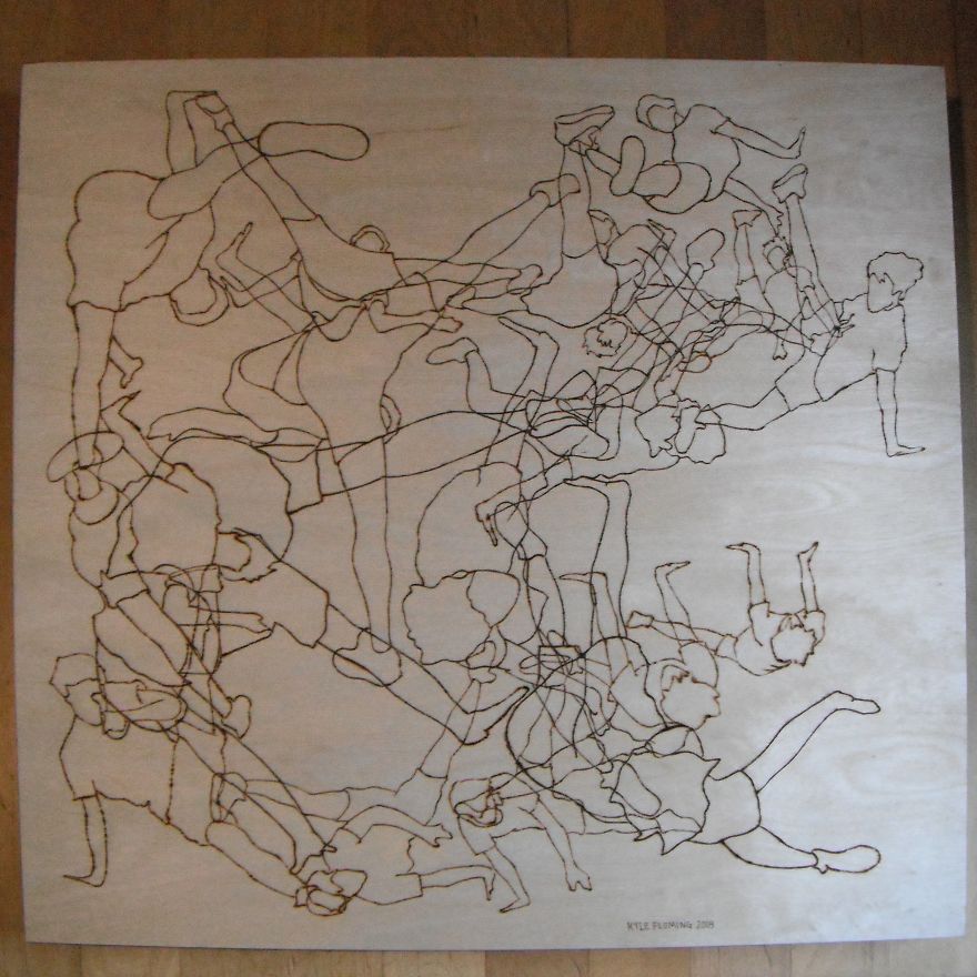 I Made A Wood Burning That Comes To Life And Dances.