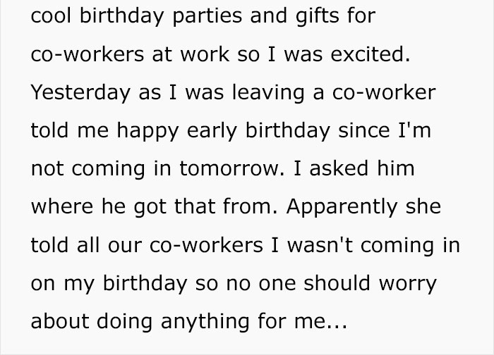 Co-Worker Tells Others To Ignore This Woman's Birthday, So She Gets Revenge By Buying Cupcakes