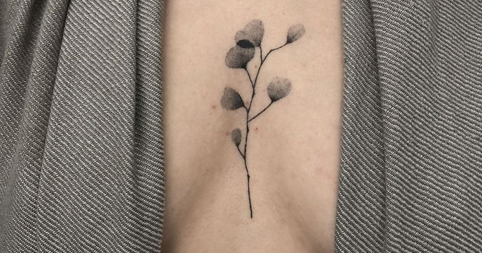 I Design Tattoos Inspired By Minimalism And Botanical Illustrations