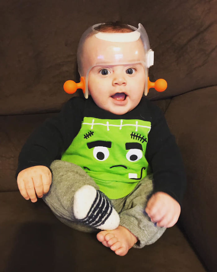 My Son Rocking His Helmet Just In Time For This Past Halloween 🎃