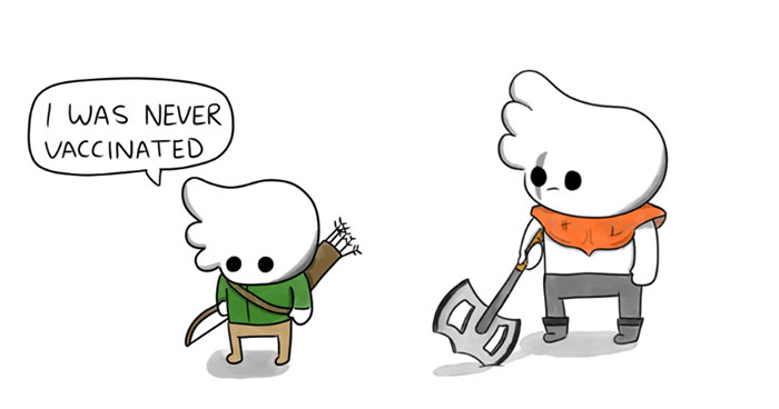 My 10 Comics About An RPG Character Who Was Never Vaccinated