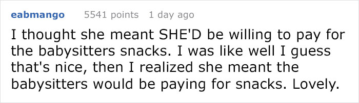 This Mom’s Requirements For A Babysitter Are So Crazy Someone Posted It On A Shaming Group This Mom’s Requirements For A Babysitter Are So Crazy Someone Posted It On A Shaming Group