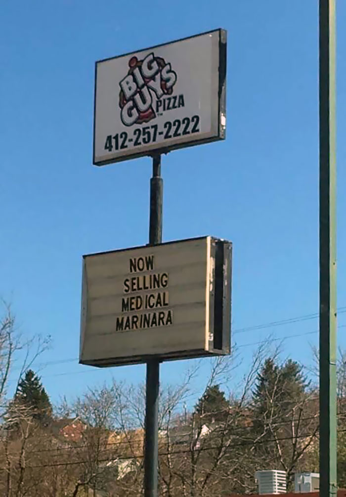 This Sign At The Local Dispenzzeria