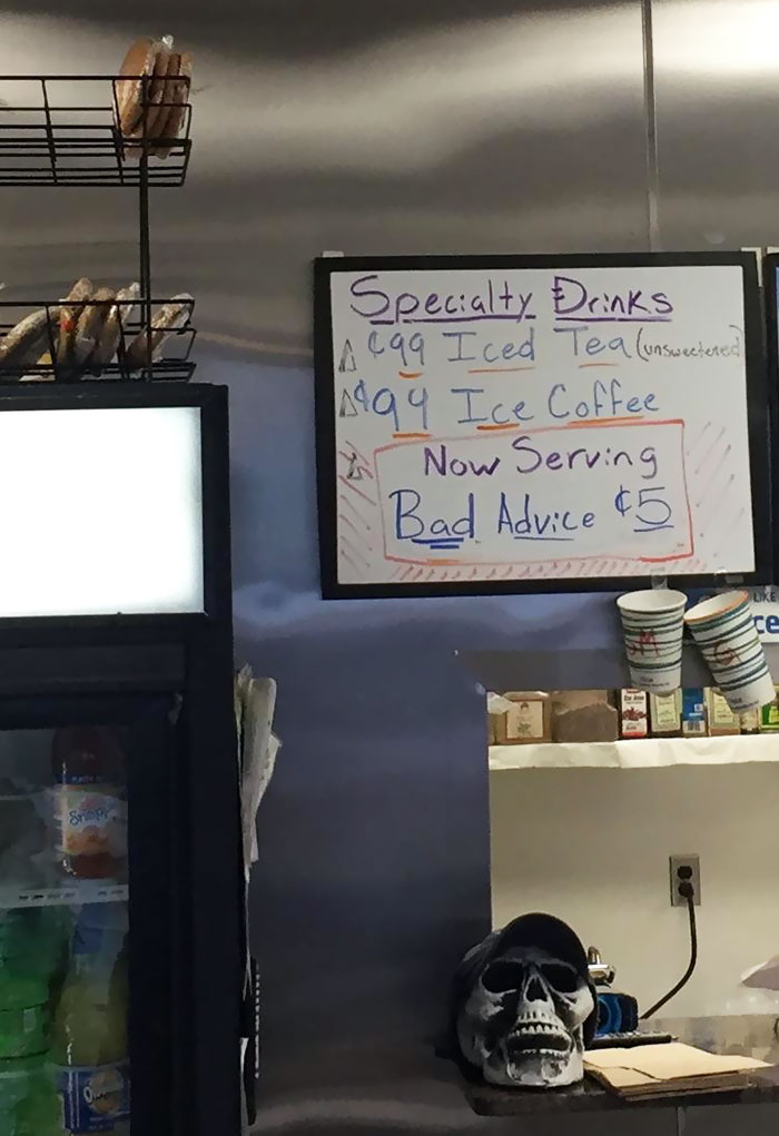 The Cafe At The Local Community College Always Has Interesting Specials