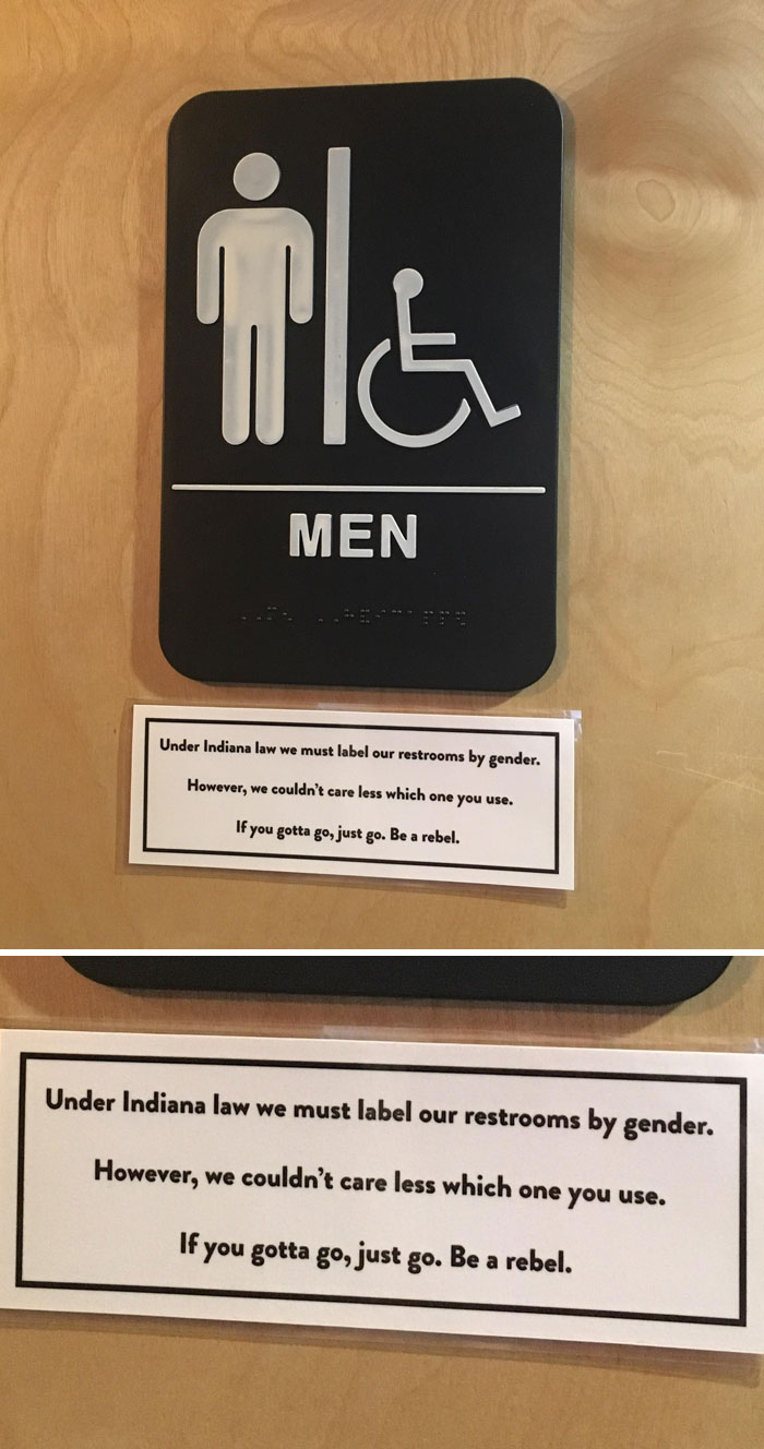 I Found This In A Cocktail Bar In Indiana And It Made Me Smile