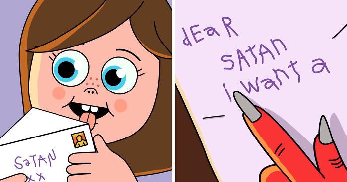 Hilarious Short About A Girl Who Accidentally Wrote A Letter To Satan Instead Of Santa