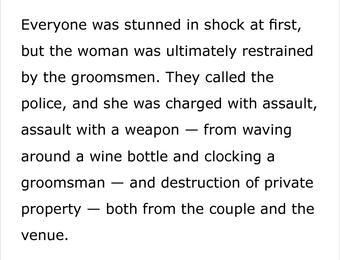 Ex-Wife Breaks Into Venue Trying To Ruin Ex-Husband's Wedding, Donut Shop Manager Saves The Day