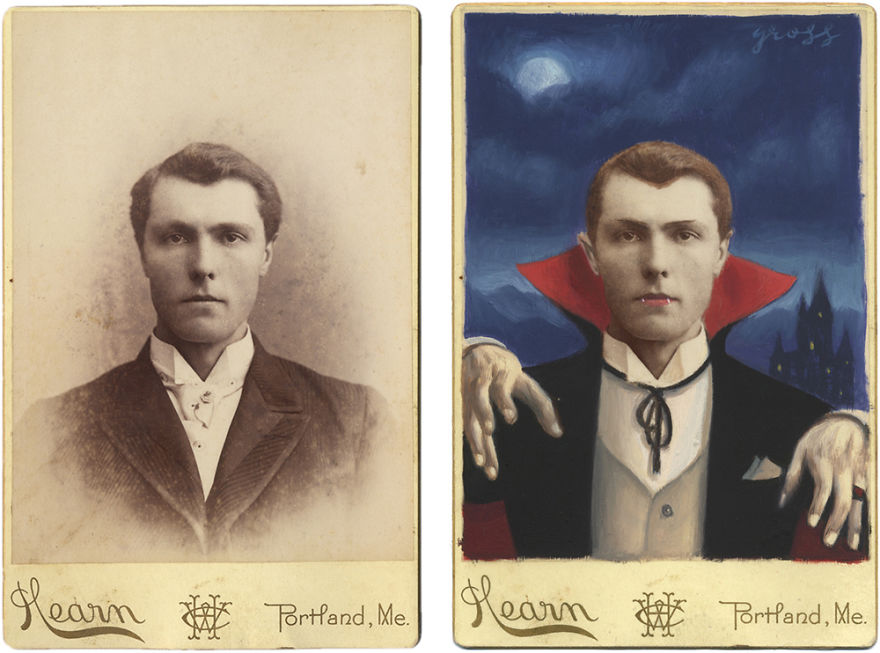 This Artist Turns Vintage Portraits Into Heroes Of Pop Culture