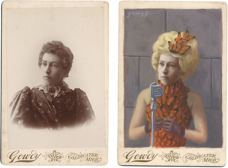 This Artist Turns Vintage Portraits Into Heroes Of Pop Culture