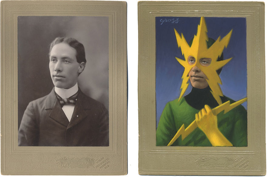 This Artist Turns Vintage Portraits Into Heroes Of Pop Culture